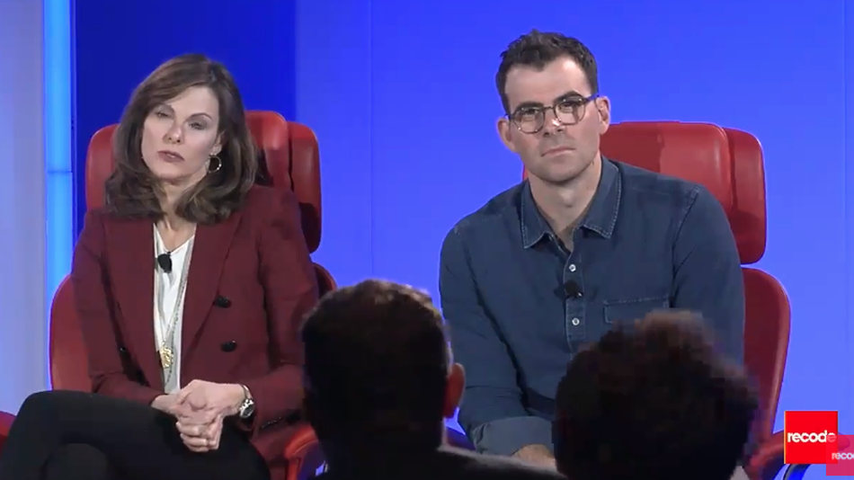Facebook's Campbell Brown and Adam Mosseri.