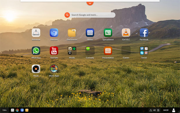 Endless OS desktop design