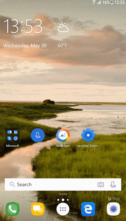 How To Use The Microsoft Launcher Display Time Characteristic On
