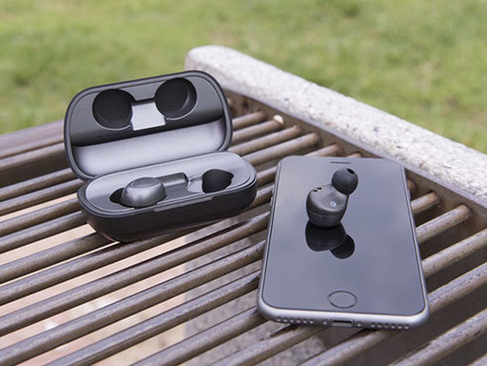 These wireless earbuds made from 100% recycled plastic are on sale