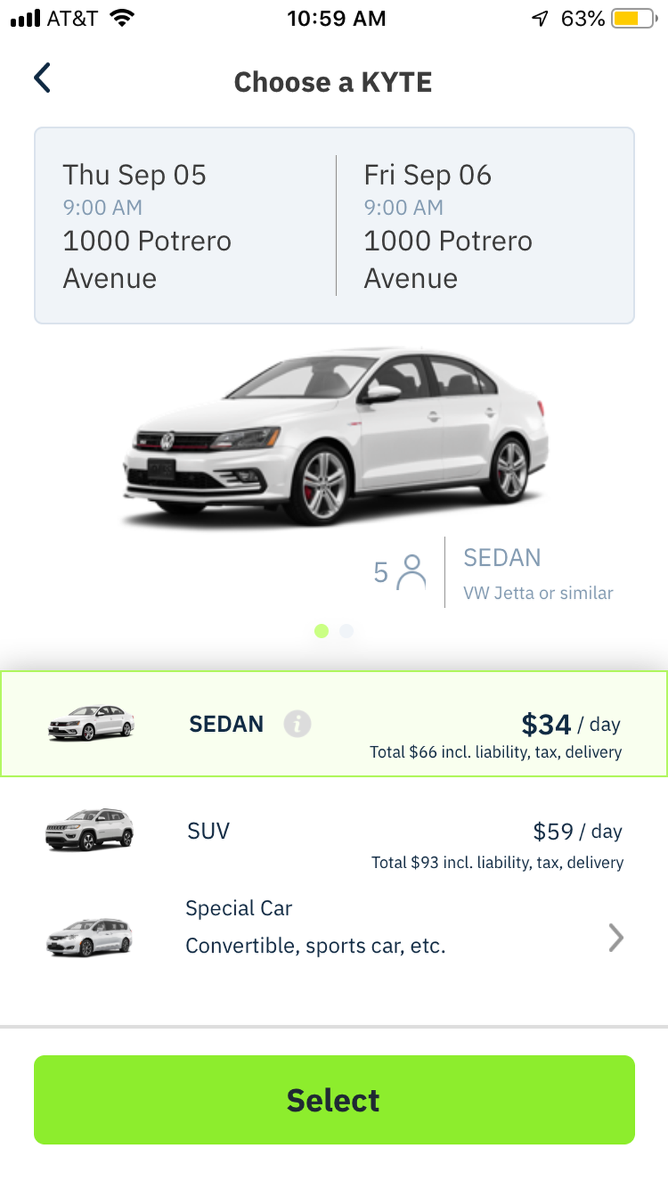 Kyte brings the rental car to you—then the driver finds a way home Techio