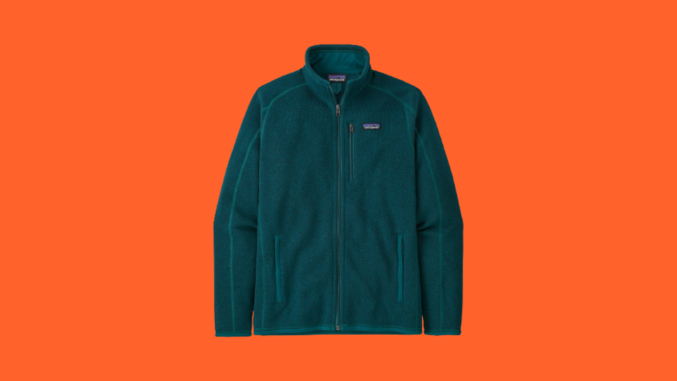 This Patagonia fleece is perfect for layering during the fall season.